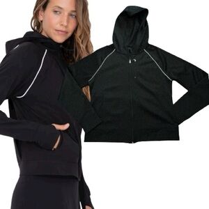 Danskin Now Black Activewear Hoodie